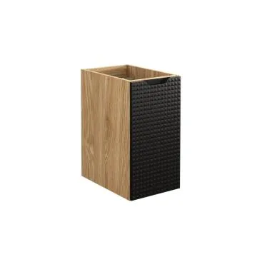 Szafka łazienkowa LUXOR BLACK 81-30-1D 30cm dąb olejowany/czarna