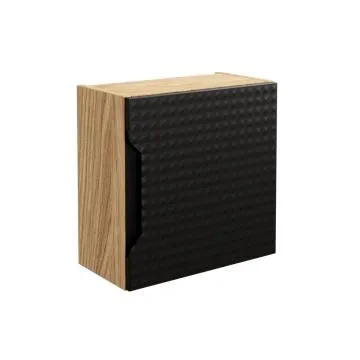 Szafka łazienkowa LUXOR BLACK 83-35-1DQ 35x35cm dąb olejowany/czarna