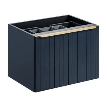 Szafka pod umywalkę SANTA FE DEEP BLUE 80 cm niebieska indigo
