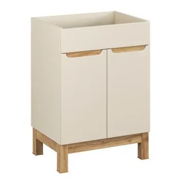 Szafka pod umywalkę BALI 2D 60 cm kaszmirowy mat