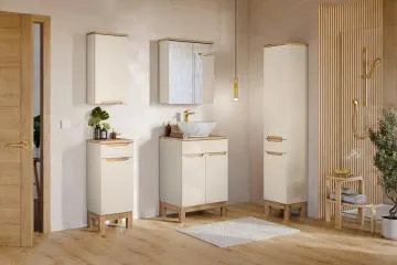 Szafka łazienkowa BALI 1D1S 35 cm kaszmirowy mat