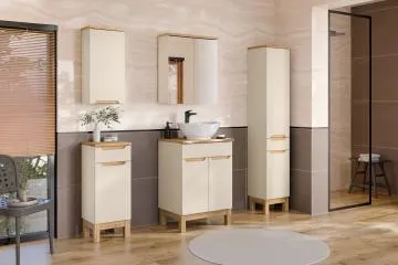 Szafka łazienkowa BALI 1D 35 cm kaszmirowy mat