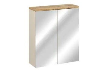 Szafka łazienkowa BALI 60 cm kaszmirowy mat z lustrem