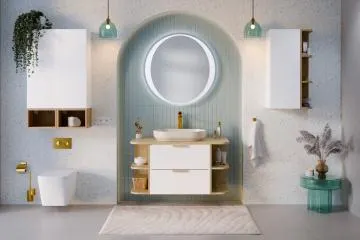 Szafka łazienkowa ASTER WHITE 1D 30cm biały mat