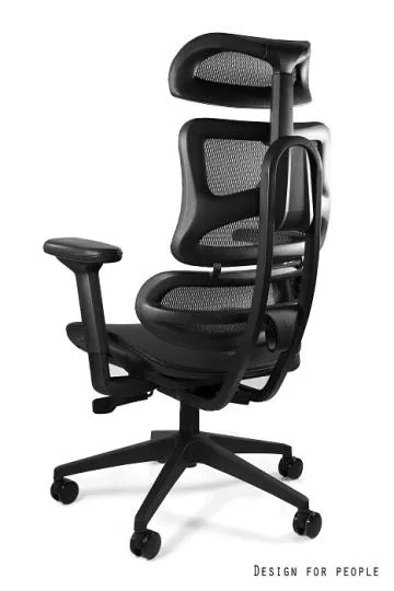 Fotel biurowy ERGOTECH czarny