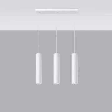 Lampa wisząca LAGOS 3L biały
