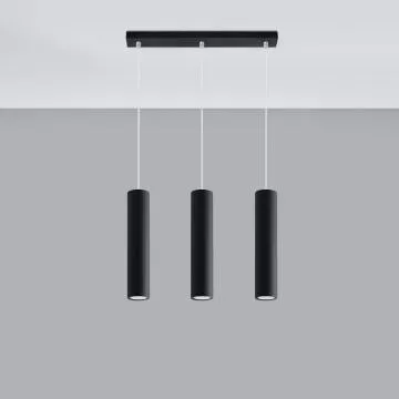 Lampa wisząca LAGOS 3L czarny