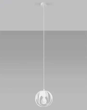 Lampa wisząca TULOS 1 biała