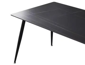 Stół RION 160x90 czarny marmur
