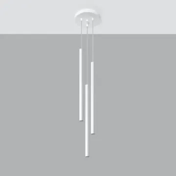 Lampa wisząca PASTELO 3P biała