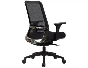 Fotel biurowy ergonomiczny Q-718 czarny