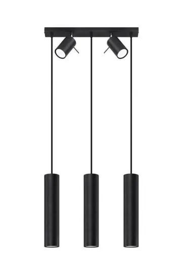 Lampa wisząca RING 3 czarny