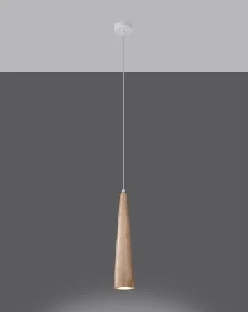 Lampa wisząca SULA 1 drewniana