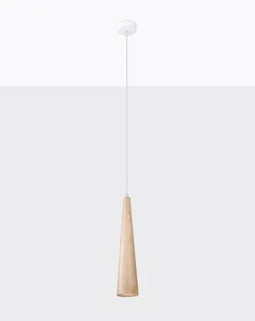 Lampa wisząca SULA 1 drewniana