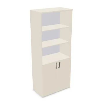 Regał biurowy EASY SPACE CABINET HO 5-OH 80cm kaszmirowy zamykany