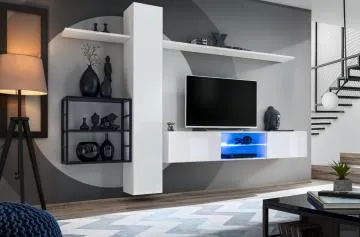Meblościanka SWITCH MET V biała