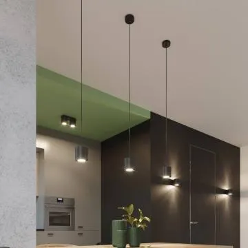 Lampa wisząca ORBIS 1 czarna