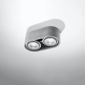 Plafon BASIC 2 betonowy