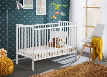 Łóżeczko dziecięce CYPI II 120x60 biały mat