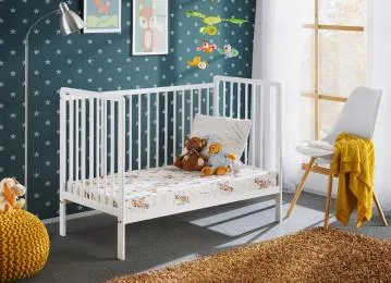 Łóżeczko dziecięce CYPI II 120x60 biały mat
