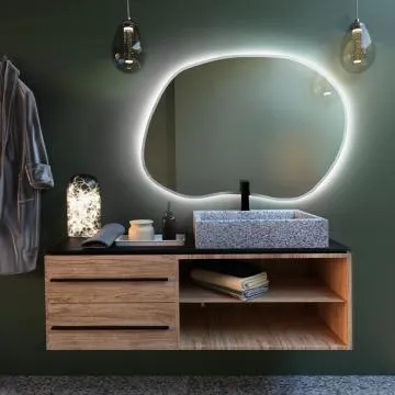 Lustro łazienkowe RUBINO II 50 z oświetleniem LED