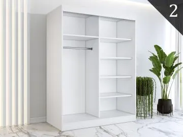 Korpus szafy MODUO COMFORT 150 biały mat