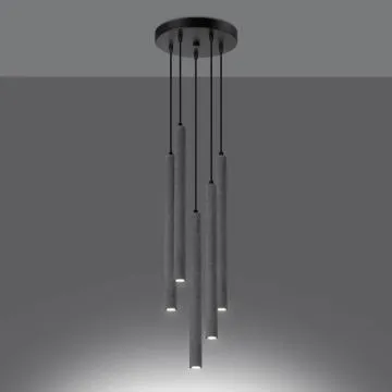 Lampa wisząca PASTELO 5P betonowa