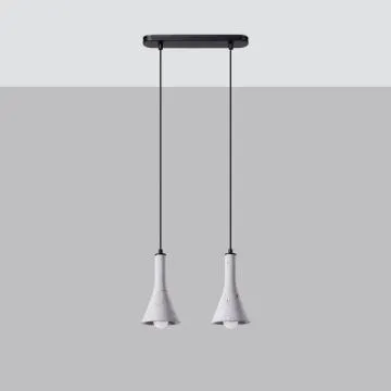 Lampa wisząca REA 2 betonowa