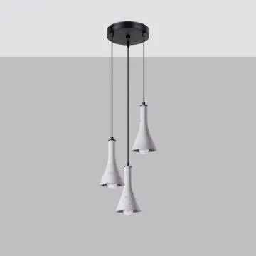 Lampa wisząca REA 3P betonowa
