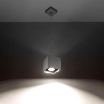 Lampa wisząca QUAD 1 szara