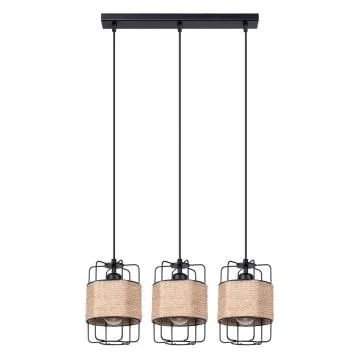 Lampa wisząca GIZUR 3L czarna