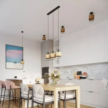 Lampa wisząca GIZUR 3L czarna