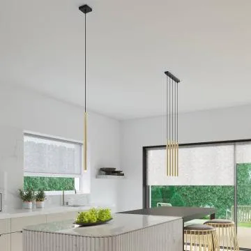 Lampa wisząca PASTELO 1 złoty połysk