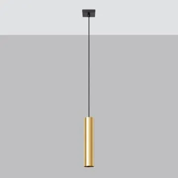 Lampa Wisząca LAGOS 1 złoty połysk
