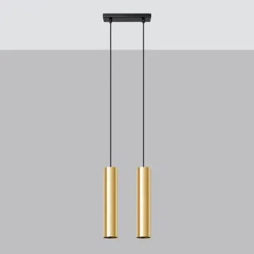Lampa wisząca LAGOS 2 złoty połysk