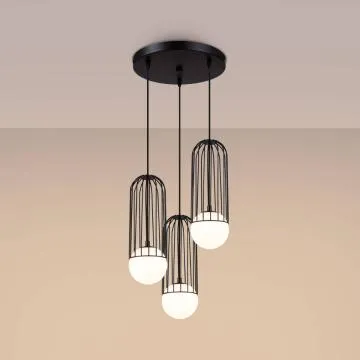 Lampa wisząca BRINA 3P czarna