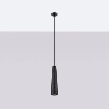 Lampa wisząca ELECTRA czarna betonowa