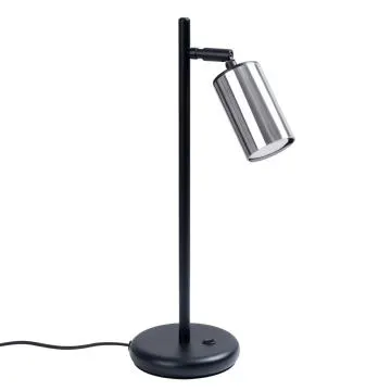 Lampa biurkowa WINX czarna/chrom