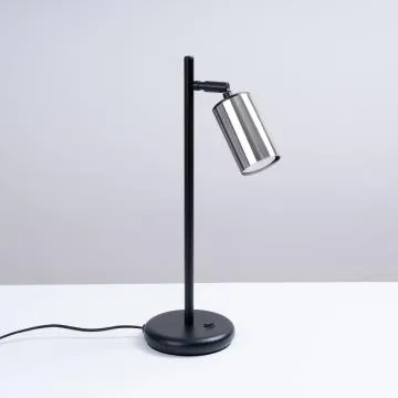 Lampa biurkowa WINX czarna/chrom