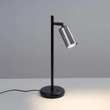 Lampa biurkowa WINX czarna/chrom