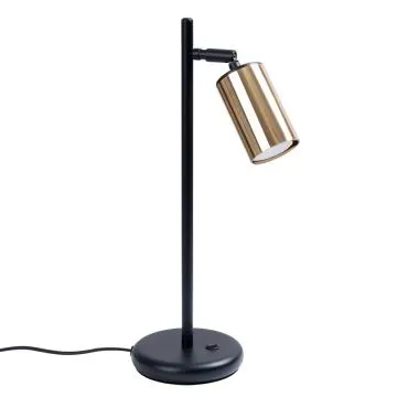 Lampa biurkowa WINX czarna/złota