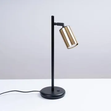 Lampa biurkowa WINX czarna/złoty