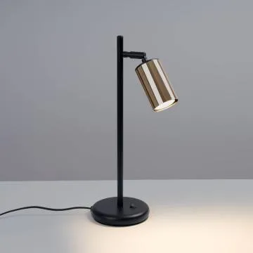 Lampa biurkowa WINX czarna/złoty