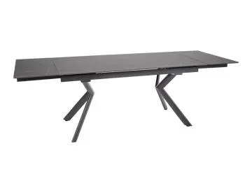Stół rozkładany NORTON 160(240)x90 cm czarny mat