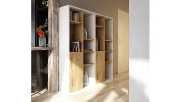 Łóżko młodzieżowe AURA 2 90x200 czarne z tapicerowanym panelem L i szufladą