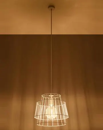 Lampa wisząca GATE biała