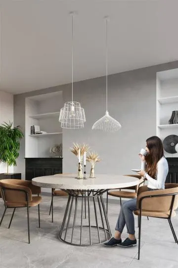 Lampa wisząca UMB biała