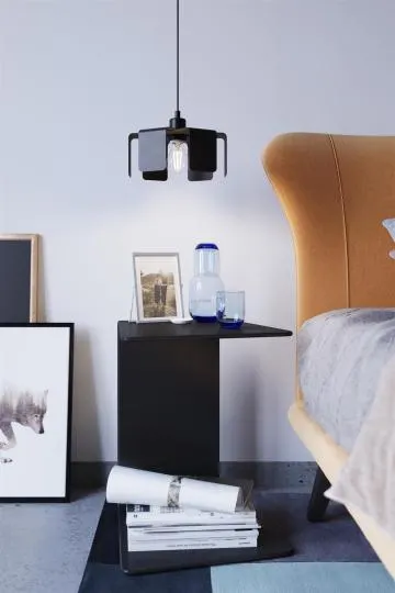 Lampa wisząca TULIP czarna
