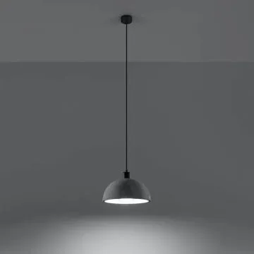 Lampa wisząca PABLITO szara betonowa