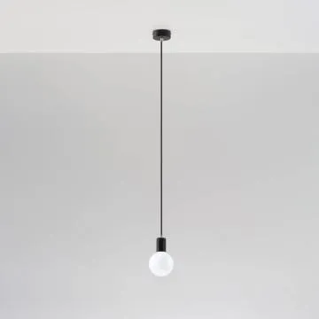 Lampa wisząca EDISON czarna